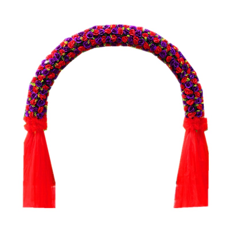 婚庆花门绢花拱门新款开业店庆活动拱门结婚拱门装饰婚礼布置花架