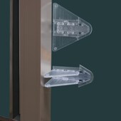 推拉柜门锁防宠物开门儿童移门窗户锁浴室推拉门厨房滑轨门安全锁