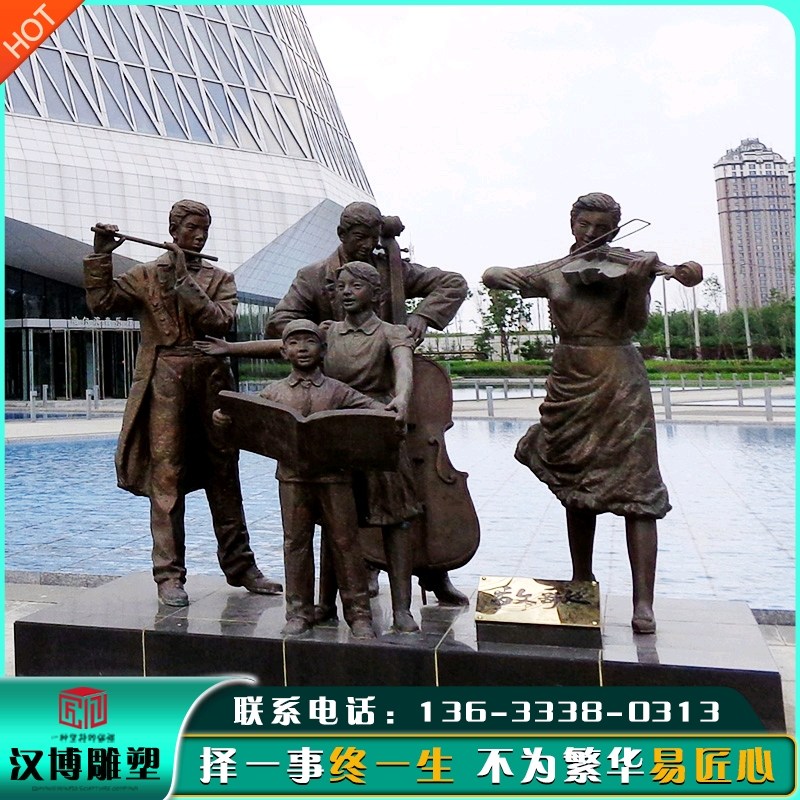 铸铜艺术馆雕像定制大型户外抽象自由人物雕塑玻璃纤维彩绘工艺术