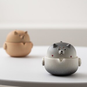 一品仟堂旅行茶具一壶三杯陶瓷创意高颜值便携式收纳包旅行快客杯