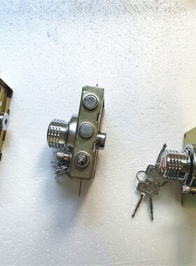 老式防盗门十字锁自动碰锁外装大门锁佳卫石牛通用型旋转钮动开门