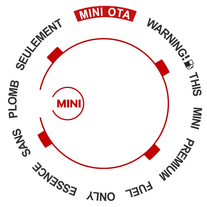 油箱盖贴纸mini Cooper汽车个性创意装饰贴F55F56R56R50R60