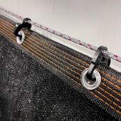 遮阳网防晒网专用夹防晒网固定卡扣圆形网夹伸缩庭院免打孔固定夹