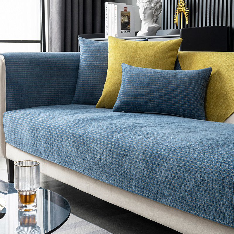 雪尼尔沙发垫四季通用北欧风简约时尚款皮沙发防滑坐垫子套罩盖巾,居家布艺,沙发垫,淘宝优惠券,粉丝福利购,淘宝优惠卷