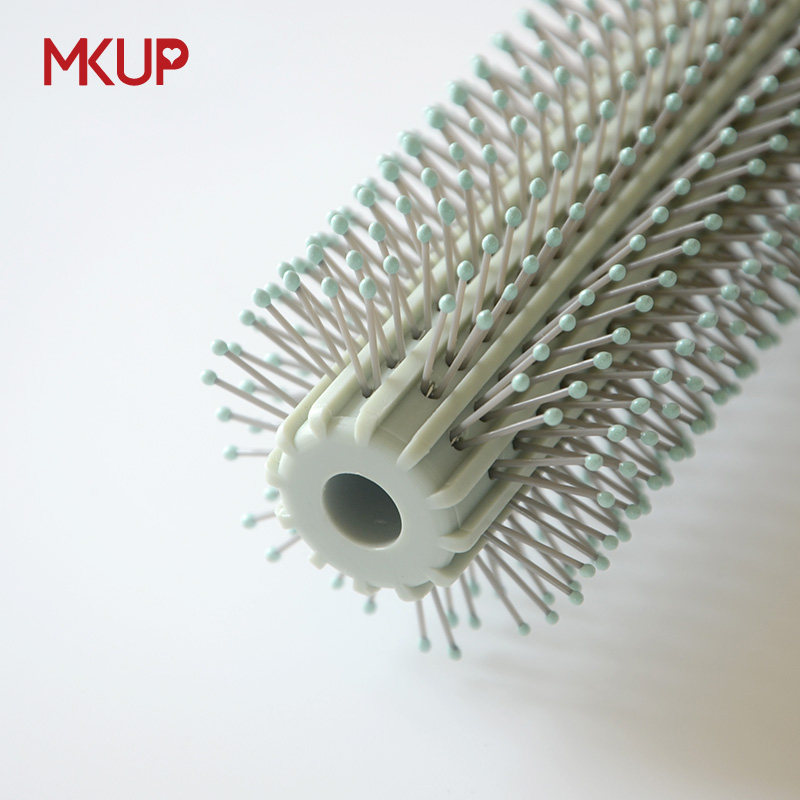 清新实木手柄卷发梳子内扣空气刘海家用美发造型圆梳滚梳木质梳子