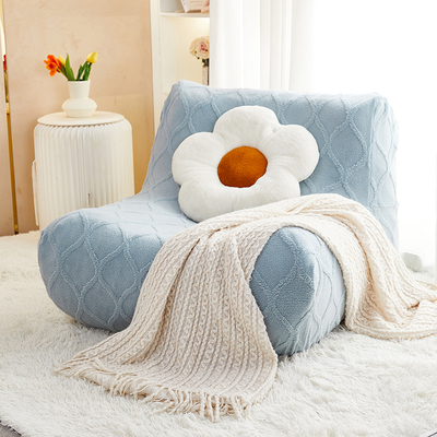 懒人毛毛虫沙发套罩全包万能套沙发椅防猫抓奶油风榻榻米防尘罩笠