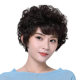 真发假发女短发真人发丝中年女士短卷发中老年妈妈全头套自然逼真