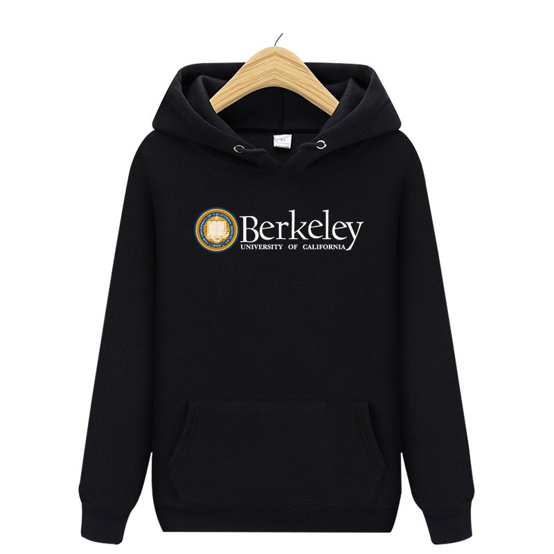 加州大学伯克利分校校服卫衣连帽套头秋冬季加绒加厚长袖班服外套
