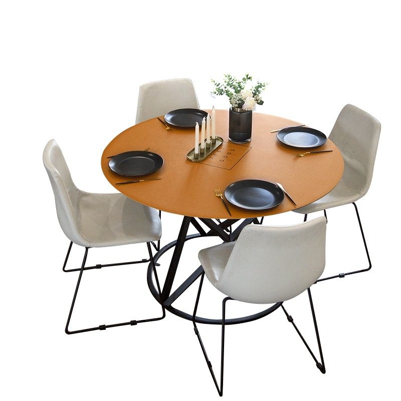 防水防油防烫防滑免洗简约风皮革圆桌垫餐桌茶几家用隔热盖布定制,居家布艺,餐垫,淘宝优惠券,粉丝福利购,淘宝优惠卷