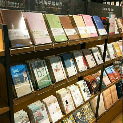 聚优品文具店陈列方案三亚克力支撑架书立书架本册架展示本子文创