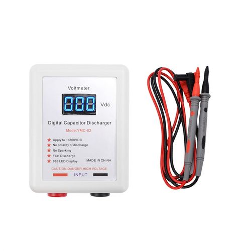 YMC-02数显电容放电笔带电压表显示的放电器不打火放电工具DC800V