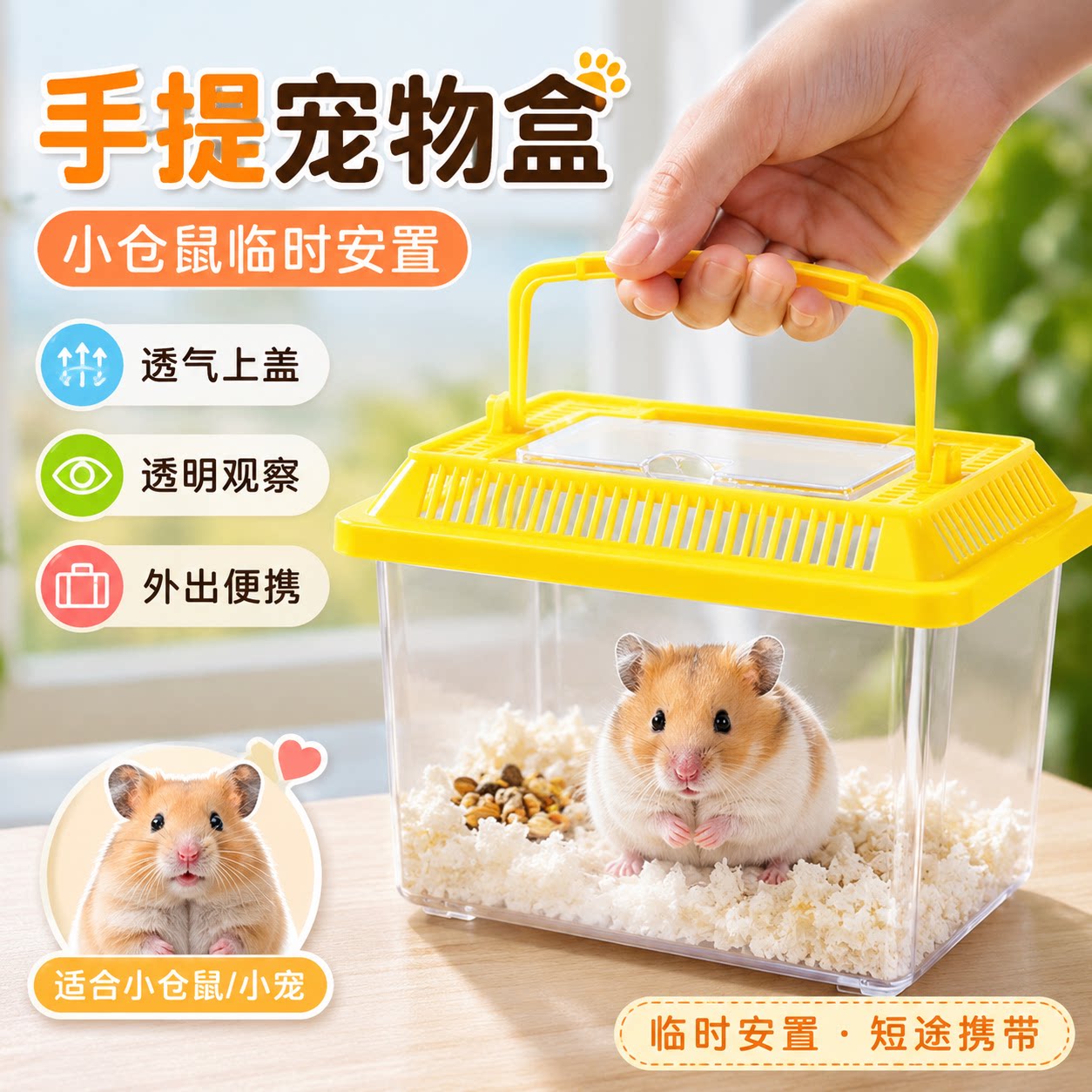 宠物外带笼仓鼠便宜外出专用盒