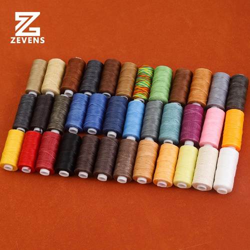 手缝扁蜡线 150D 涤纶扁蜡线 0.8mm长50米 手工DIY皮革缝线配件