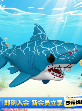 Funko丰高POP 大白鲨 Jaws周边潮玩手办水下装饰鲨鱼摆件公仔礼物