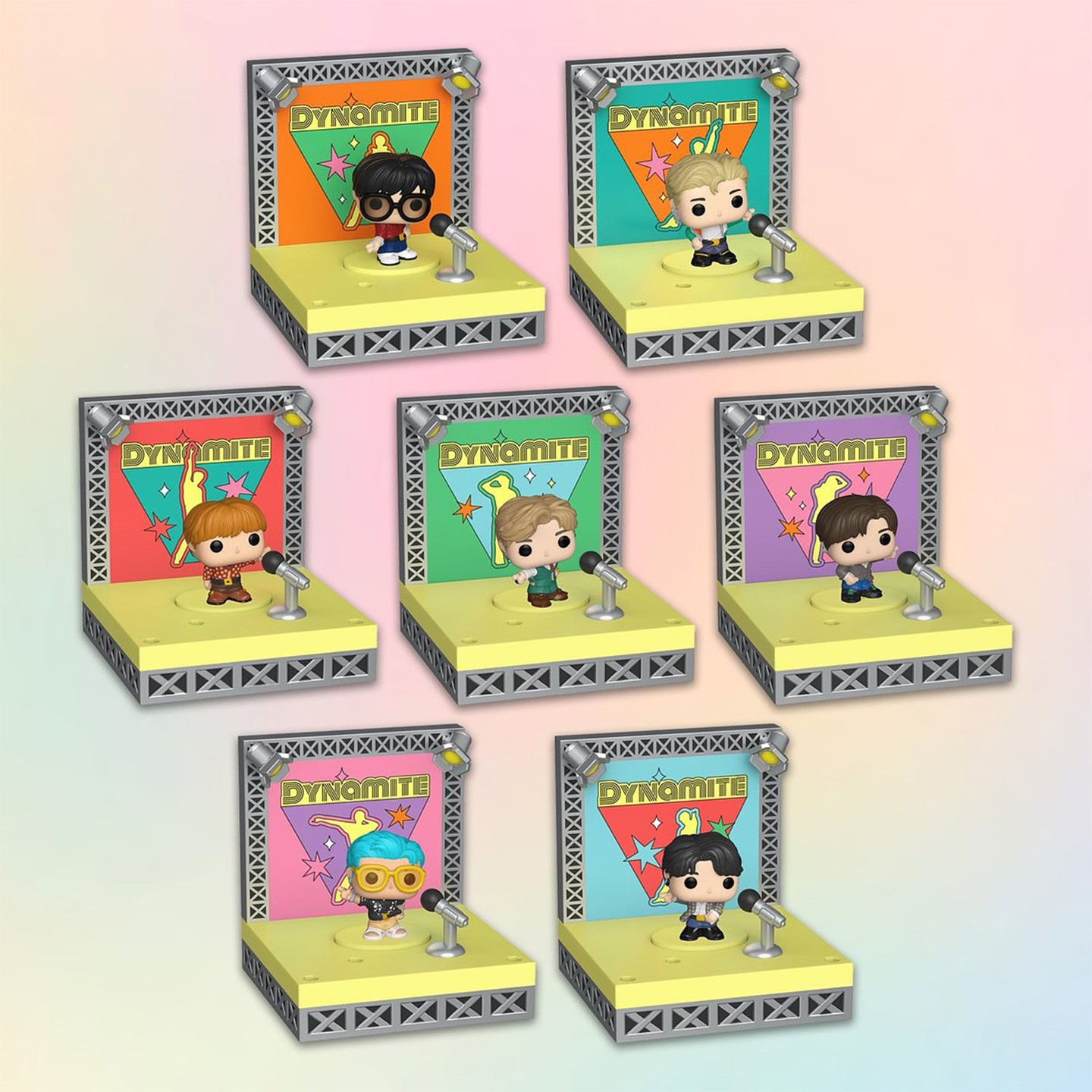 预售Funko防弹少年团BTS田征国闵玧其金硕珍南俊智旻摆件公仔礼物