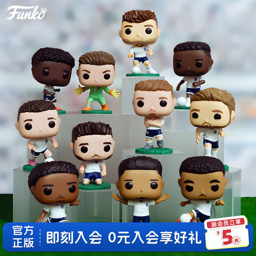 Funko足球英格兰法国国家队手办