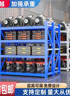 仓库重型货架多层家用储物架工厂仓储置物架超市快递展示铁架子