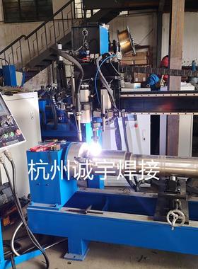 供应油缸活塞杆双枪铜堆焊自动焊接设备耐磨层环缝自动焊机(图)