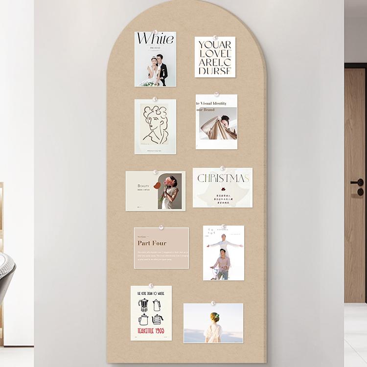 毛毡板照片墙背景板软木板