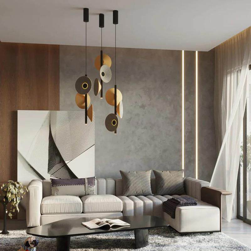 现代轻奢软装样板房灯北欧创意落地灯餐厅吧台卧室书房床头吊灯