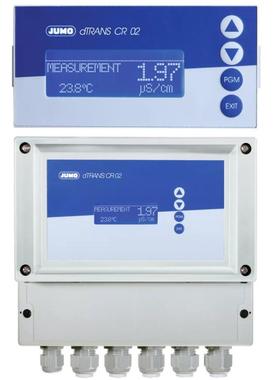 用于电导率的紧凑型多通道变送器和控制器 JUMO dTRANS CR 02