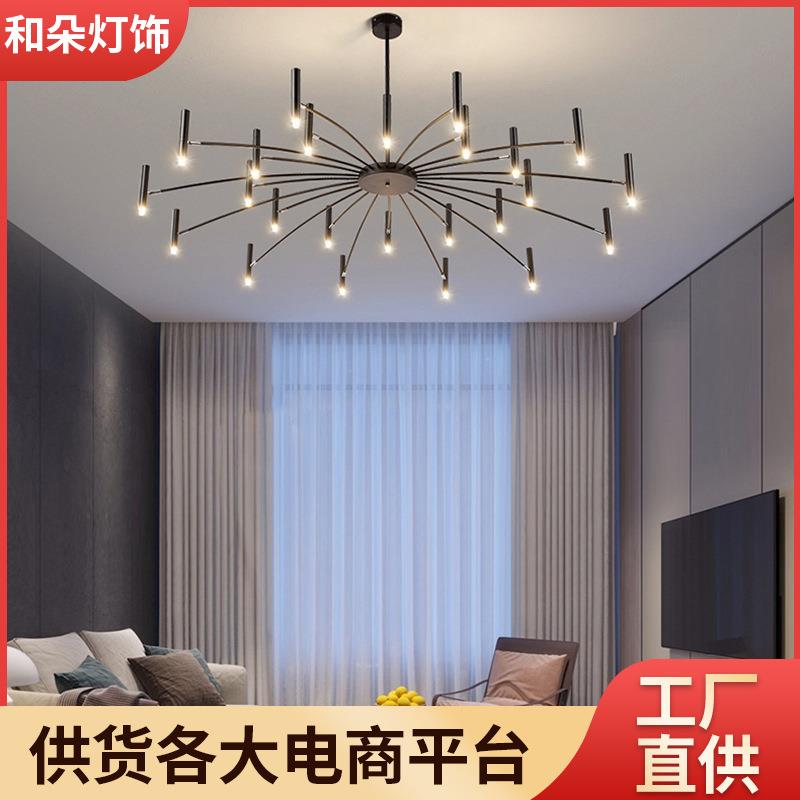 北欧风格灯具简约现代网红吊灯卧室餐厅极简创意时尚艺术客厅灯