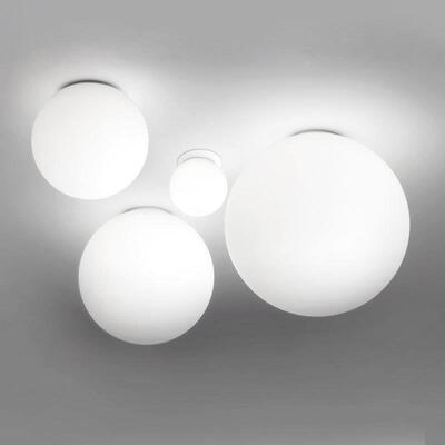 月球吸顶灯北欧现代简约圆球灯设计师个性餐厅吧台吊灯卧室书房灯