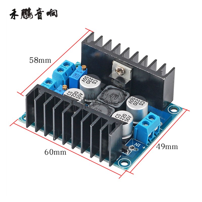 DC-DC电源模组3A双路可调降压稳压5V12V24V双O输出3A LM2596S