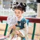唐装 女童汉服春季 儿童春款 连衣裙春秋小女孩春装 一岁宝宝古风长袖
