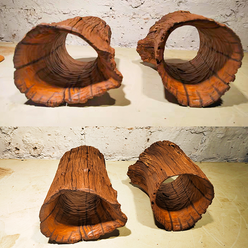 南美缸沉木紫柚木树桩树洞精品天然乌龟晒台爬宠造景繁殖屋躲避洞