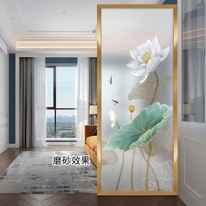 雕刻玻璃定制艺术玻璃隔断屏风深雕玄关蚀刻玻璃家用屏风雕刻浮雕,基础建材,艺术玻璃,淘宝优惠券,粉丝福利购,淘宝优惠卷