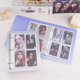 追星收纳渐变色皮质四宫格卡册专辑小卡收纳册3寸紧凑型卡页加厚