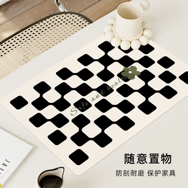 隔热垫防烫餐垫轻奢高级感防水防油免洗桌垫耐高温碗盘垫西餐垫子,居家布艺,桌布,淘宝优惠券,粉丝福利购,淘宝优惠卷