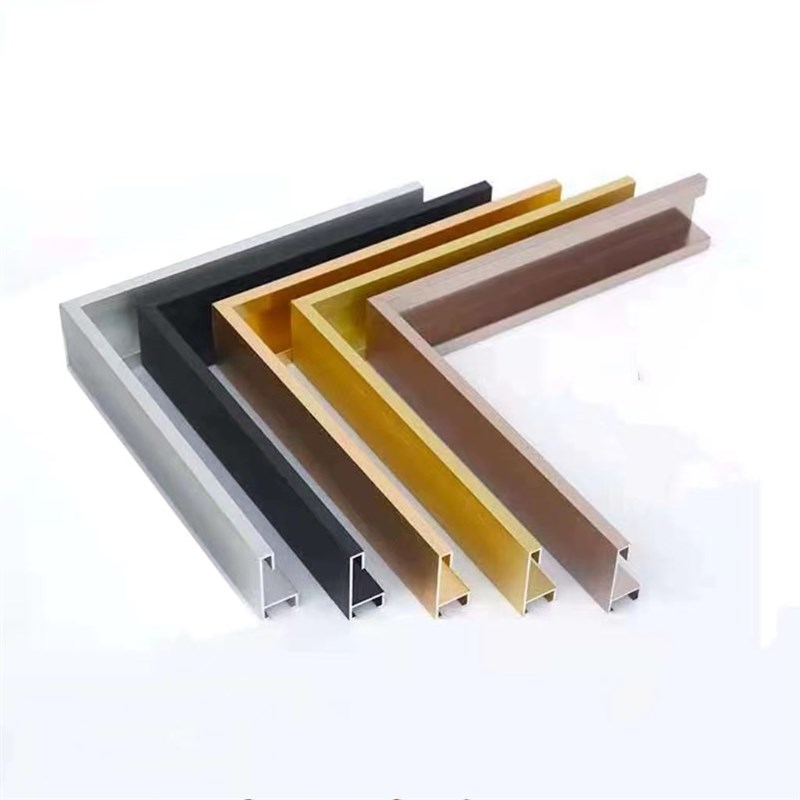 窄边加厚铝合金相框型材外框线条定制大尺寸立体画丙烯油画框裱框