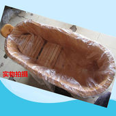 2米4加厚泡澡袋子一次性浴袋成人大木桶塑料袋旅游沐浴浴缸膜 包邮