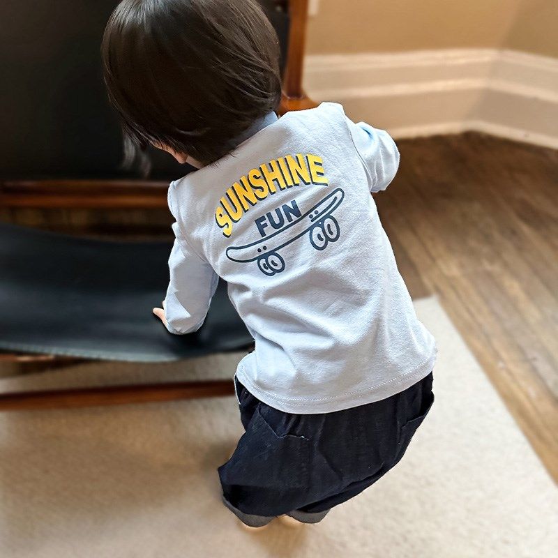 小男童长袖T恤POLO衫春秋款翻领洋气男宝纯棉打底衫学院风长袖潮,童装/婴儿装/亲子装,儿童POLO衫,淘宝优惠券,粉丝福利购,淘宝优惠卷