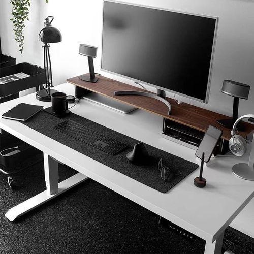 实木升降大书桌电动书桌成人可调节电脑桌电竞桌书房写字台可定制