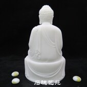 包邮 石雕佛坐释迦牟尼佛摆件仿汉白玉工艺品佛像菩萨礼品新款 人物