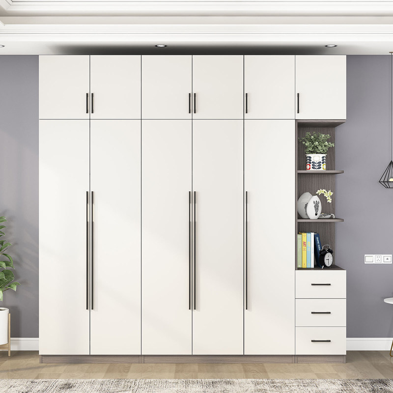 纯实木多层轻奢衣柜家用卧室大小户型多功能收纳柜子衣橱结实耐用