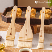 英国羊毛刷月饼蛋黄酥教师节烧烤专用木柄油刷子厨房烘焙软毛工具