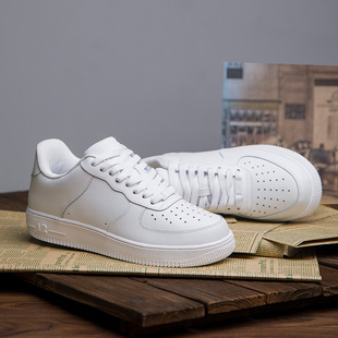 厚底增高小麦色休闲鞋 Justboom嘉适步头层牛皮低帮板鞋 纯白小白鞋