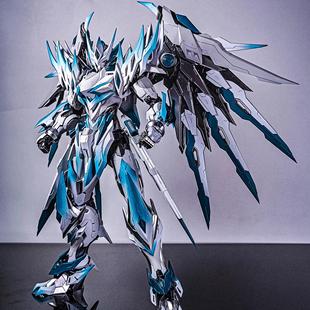 机甲摩动核三国白起曹仁吕布高达盲盒HG命运七剑飞翼男孩拼装玩具