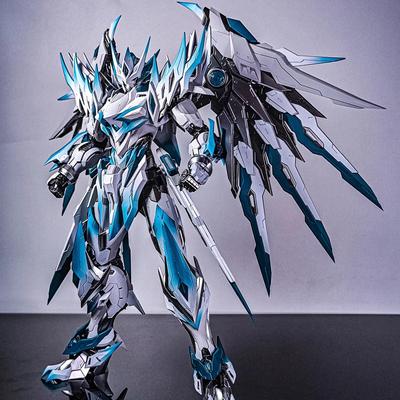 机甲摩动核三国白起曹仁拼装玩具