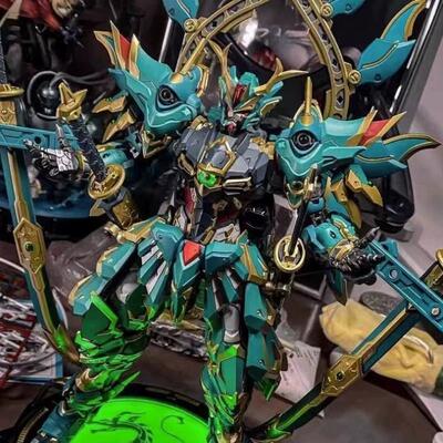 三国机甲摩动核高达模型拼装玩具