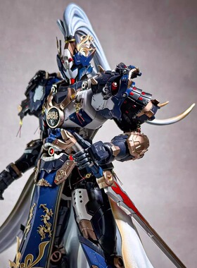 威远式花木兰摩动核曹仁白起赵云拼装模型高达盲盒七剑自由MG玩具