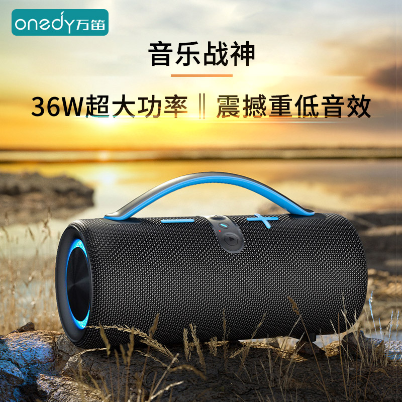 【2025新款】蓝牙音箱大音量重低音炮便携式无线户外音响TF可插卡