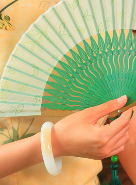 新疆和田玉糖白玉镯平安镯女款