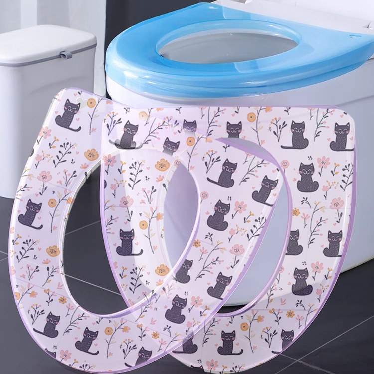 塑料马桶垫合租个人坐垫神器坐便圈成人隔脏套私人防水可拆卸