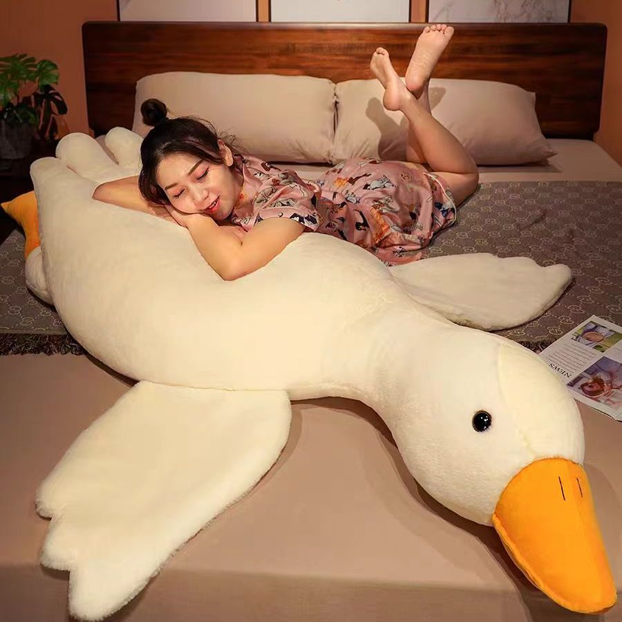 大白鹅抱枕毛绒玩具公仔布