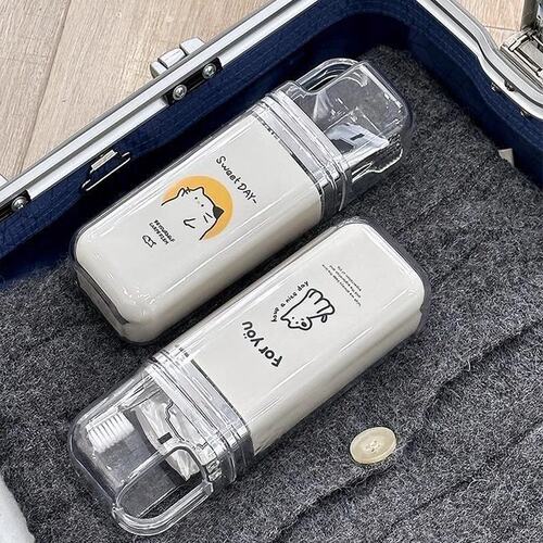 【幸运小猫】~便携三合一漱口杯
